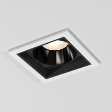 Building Lamp Elektrostandard, Quadro, 56x84x84 mm, 10W, LED, 1100LM, 4000K, white color, black pearls