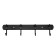 Cappio CVF001 hanger, metallic, four -rose, black color