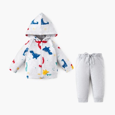Set: Huds and pants crumb I am "Dino", height 80-86 cm, color gray color