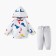 Set: Huds and pants crumb I am "Dino", height 80-86 cm, color gray color
