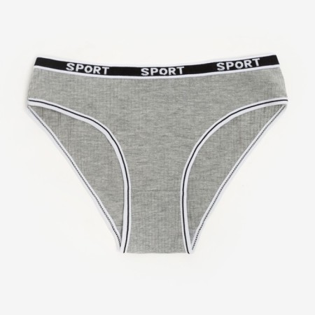 Women's panties, gray color, size 42-44