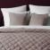 Cover with pillowcases "Kim", size 230x250 cm, powder color