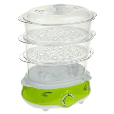 ANDEVER VITA-171 steamer, electric, 1000 watts, 11 l, 3 tiers, white-green