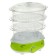ANDEVER VITA-171 steamer, electric, 1000 watts, 11 l, 3 tiers, white-green