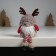 Souvenir Textile "Dwarf in a gray lamb hat with horns" 6.2x9.5x18.5 cm