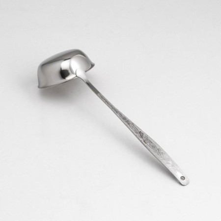 Spoon Pouring Small "Uralochka", 30 cm, d = 9 cm, thickness 2.5 mm (M13), simplified processing-1