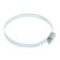 Chervyeric zein clamp, non-bloody carriage, diameter 72-95 mm, 9 mm width, galvanized