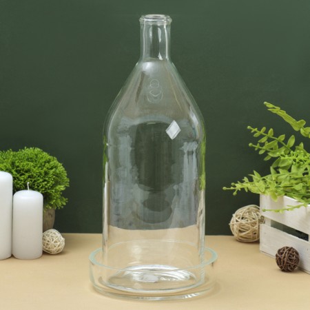 Vase "Mini-Florarium" 32.5x15.5cm, hole diameter-2,6cm 2.5l