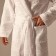 Wafel dressing gown men SL Home: Chess "Blanc de Blanc", size M, 100% cotton, 340 g/m2