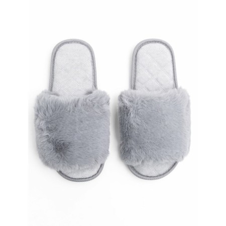 Bunny slippers, size 40-41, color gray-2