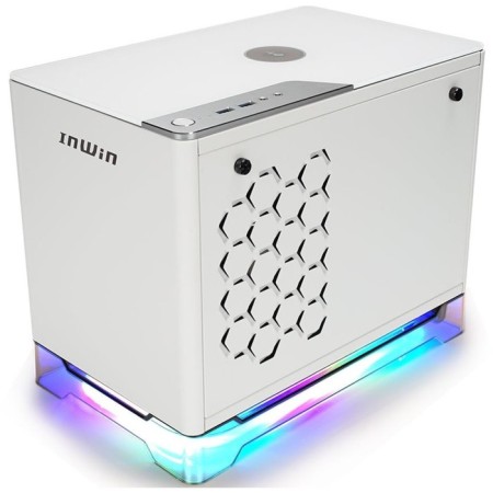 Inwin CF08A (A1PLUS) white 650W Miniitx 4x120mm 2XUSB3.0 Audio-3