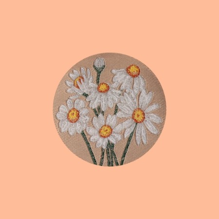 Thermal appliance "chamomile", d = 4.7 cm, white color-1