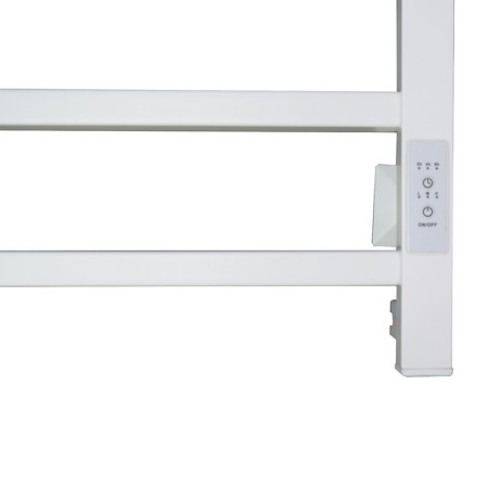 The electric heated towel "Sanprise" Quadro P8, 400x800 mm, universal, white-4