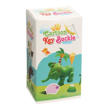 Developing toy "elephant" light on a keychain, color mix-3