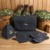 Set of bath portfolio 5 items "Life was a success!", Gray