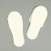 Disposable slippers standard light, milk / white, 42 p.