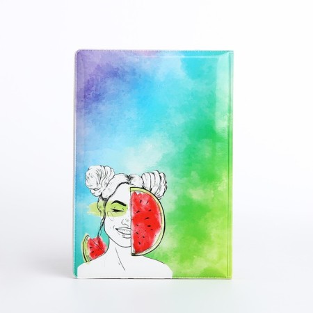 Cover for passport, green color-2