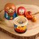 Matryoshka "Ryaba chicken", plot, 5 puppet, 13.5 - 15 cm, mix