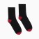 Set of male socks (2 pairs), black/gray color, size 42-43
