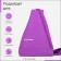 Bades for lightning shoes, up to 35 sizes, textura, lilac color