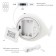 NLED-411-1W-W LED nightlight on batteries or from USB soft silicone white