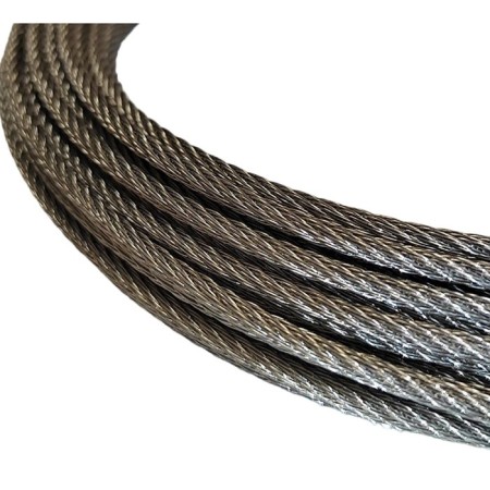 Taen stainless steel cable, d = 3 mm, 50 m, with clamps-2