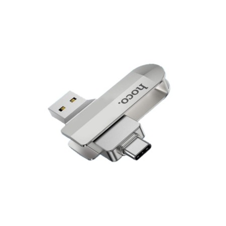 OTG Hoco UD10 Wise, 16 GB, USB3.0, USB/Type-C, Thu up to 120 Mb/s, PBLD up to 30 Mb/s, metal-1