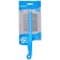 Delight comb, bilateral 24/37 teeth 25 mm, plastic handle, blue