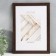 Photo frame Plastic "Mira" 21x29.7 cm, (A4) brown (plastic screen)
