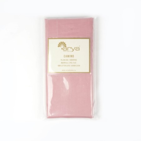 Arya Home Camino pillowcase, size 70x70 cm, pink color, 2 pcs