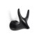 Furniture hook Cappio Bambi, two -rod, zinc, black color