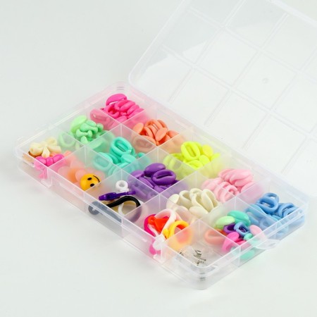 Set for creating jewelry, set of 12 colors, accessories, charm-4