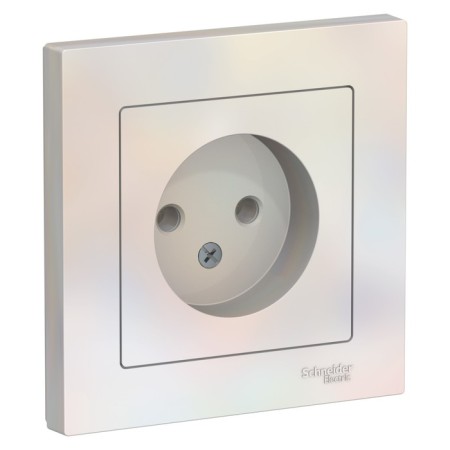 SEETLASDESIGN outlet, 16 A, assembly, without salary, pearl color