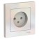 SEETLASDESIGN outlet, 16 A, assembly, without salary, pearl color