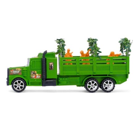 Inertial "military" truck, with soldiers-1