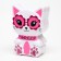 Cosmetics set for girls "cat", 3 layers