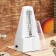 Mechanical GLEAM metronone, white, 40-408 beats per minute, 21 x 10 x 12 cm,
