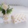 Baby plaid with a toy, size 90x120 cm, beige color