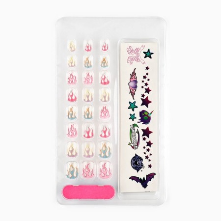 Baby patch nails with tattoos "Be beauty", 24 pcs-2