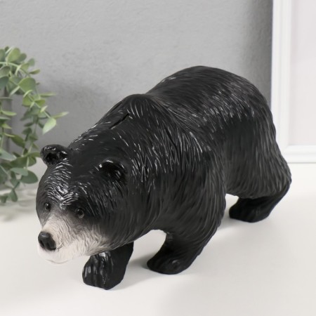 Piggy bank "Black Black" 18.5 x 14 x 36 cm-1
