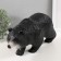 Piggy bank "Black Black" 18.5 x 14 x 36 cm