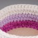 Set of knitted baskets, 3 pcs, knitted yarn, pink