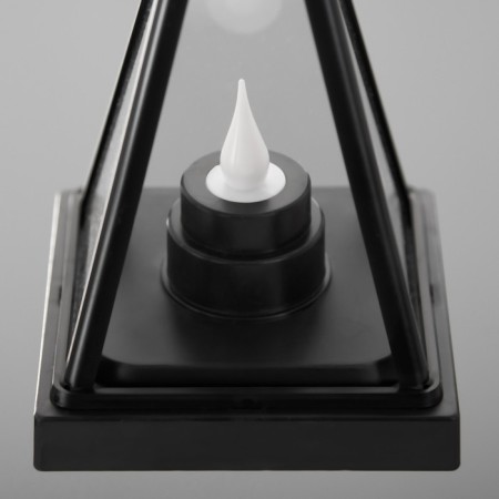 Night Pyramid 2xaa Black 9.5x9.5x17 cm Risalux-4