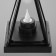 Night Pyramid 2xaa Black 9.5x9.5x17 cm Risalux