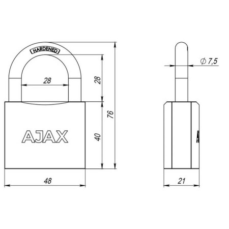 Castle of hinged PD-01-50 English. 3 cl.-2