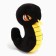 Soft toy "Snake", black and yellow, for the New Year