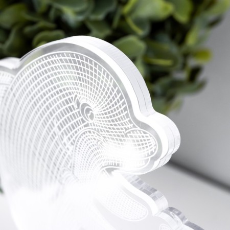 Sensor lamp "2 dolphin" LED USB (90cm) from 3xa Black Black 15x5.5x17.8 cm Risalux 765-5