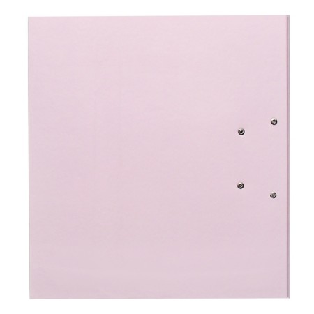 PAPKA-registrar A4 75mm Calligrata laminated, pale pink-7
