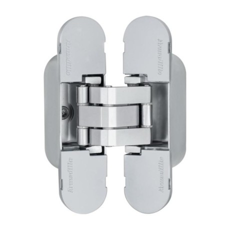 Loop of a hidden installation with a 3D-adjustment 9540un3d SC, matte chromium