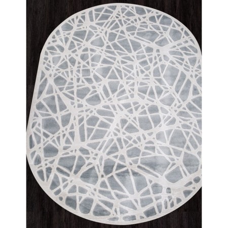 Oval carpet Merinos Miranda, size 200x300 cm, color Blue-Cream-1